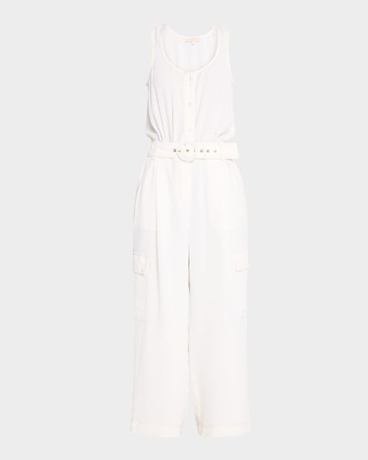 Ramy Brook Women's White Greta Utility Jumpsuit