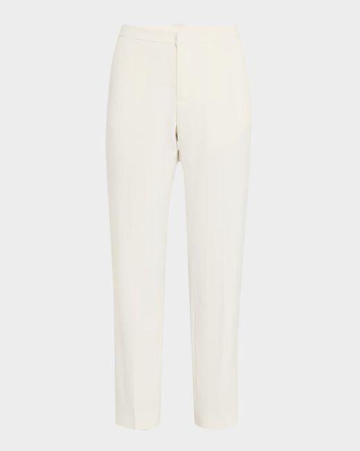 Fabiana Filippi Women's  Tapered Cropped Techno Trousers