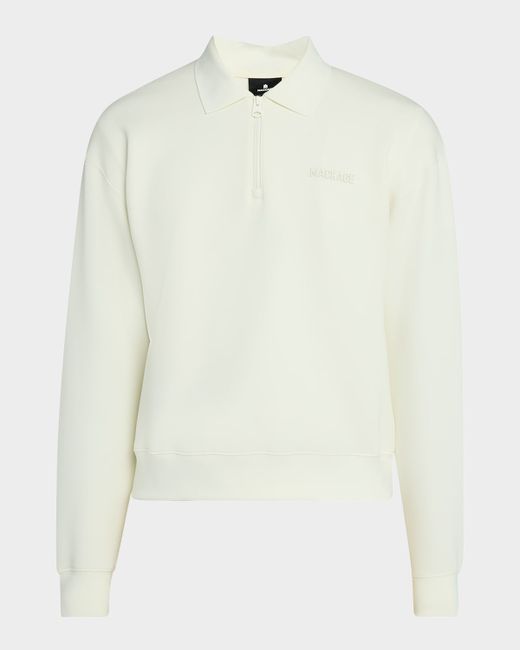 Mackage Men's Beige Quarter-Zip Sweater