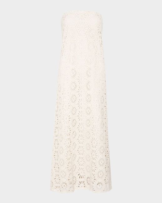 Misa Los Angeles Lucine Crochet Maxi Dress Da Women Di Colore Floreale