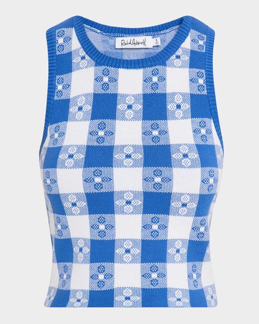 Rachel Antonoff Women's Blue Pippa Shell Sweater