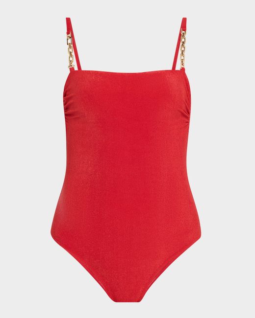 Lenny Niemeyer Chain-Strap One-Piece Swimsuit Da Women