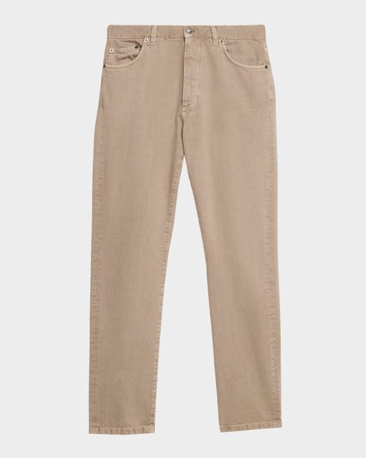 Z Zegna Men's  Marble-Effect Slim Five-Pocket Pants
