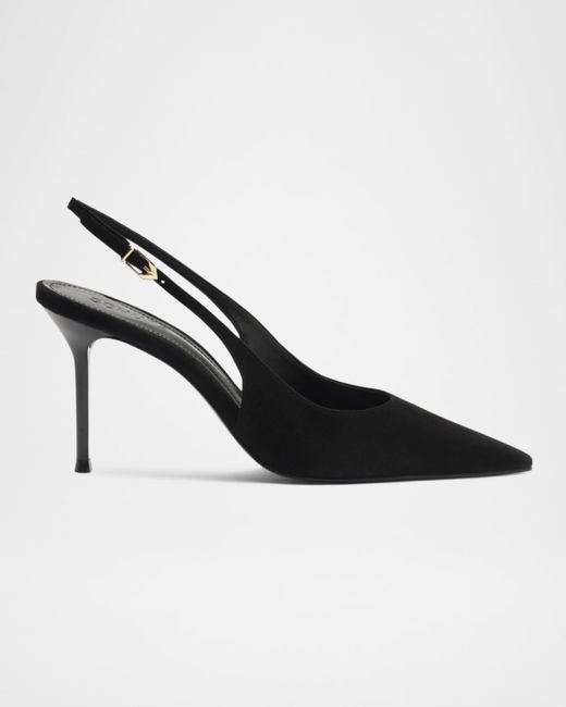 Schutz Women's Black Alicia Slingback Pumps