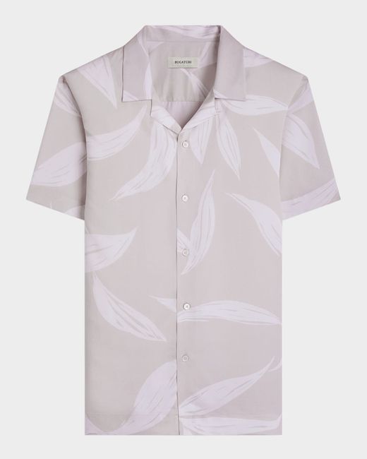 Bugatchi Jackson Foliage Camp Shirt Da Men