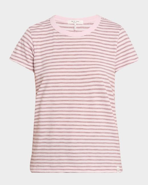 Rag & Bone Women's  The Slub Striped Tee