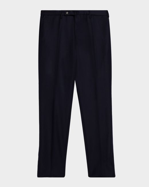 Incotex Super 100s Wool Dress Pants Da Men Di Colore Blu
