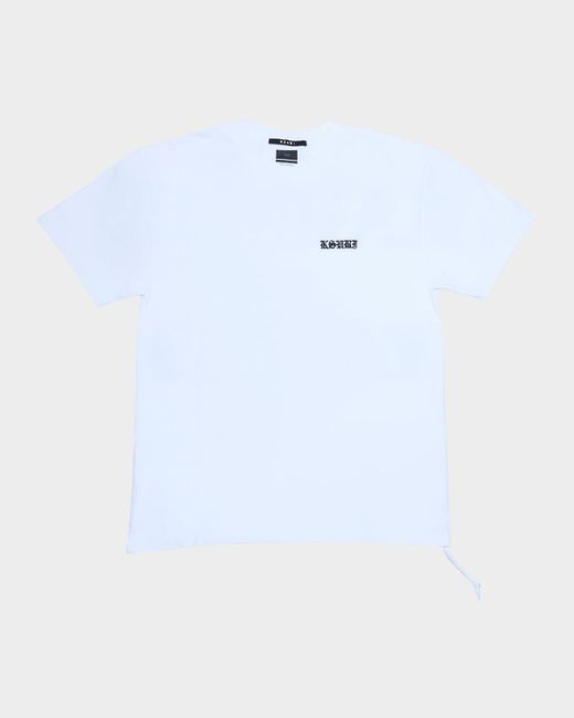Ksubi Men's White Haunted Biggie Oversized Logo T-Shirt