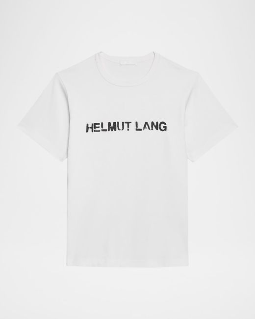 Helmut Lang Aposs Relaxed-Fit Stencil Tee Da Men Di Colore Bianco