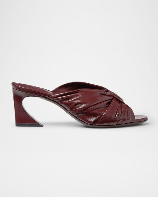 Fendi Women's Purple 55mm Arco Slide Sandals