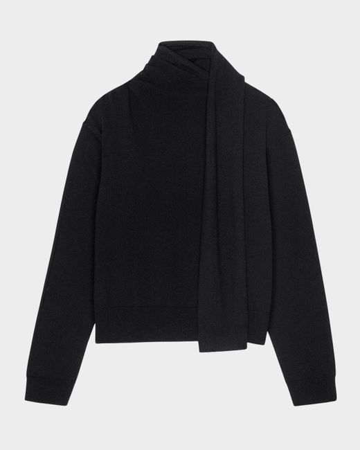 Rails Women's Black Cortina Cashmere Scarf Sweater