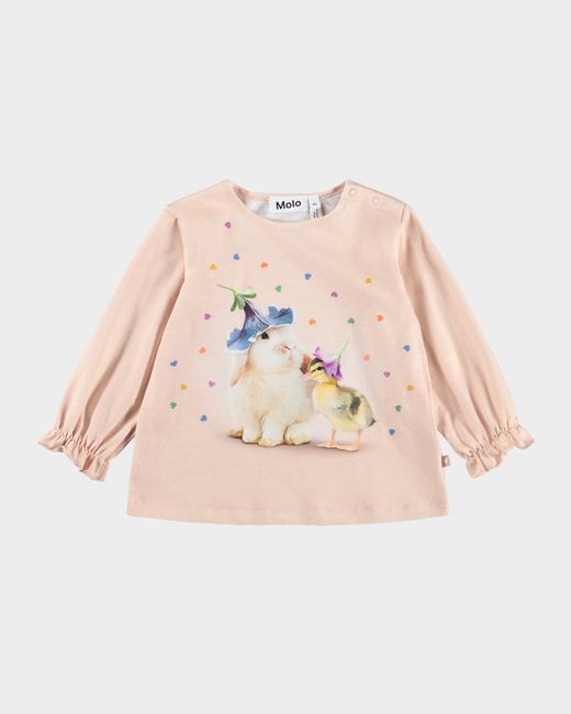 Molo   Girls Elina Animal-Print Top 6m-2