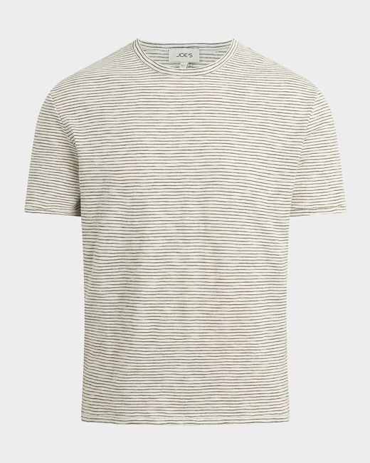 Joe & Apos;S Jeans Aposs The Stripe Short-Sleeved T-Shirt Da Men Di Colore Nero