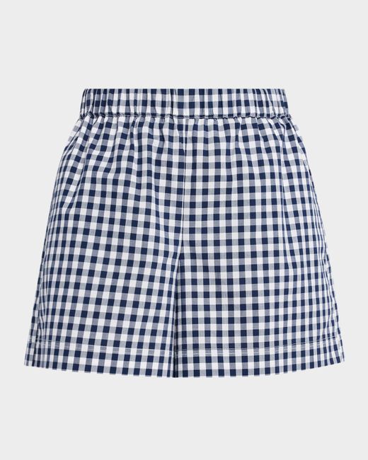 Tanya Taylor Fallon Gingham Shorts Da Women