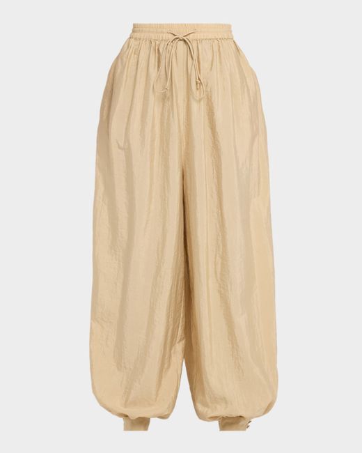 Cinq A Sept Women's Khaki Verne Tumbled Woven Balloon Pants