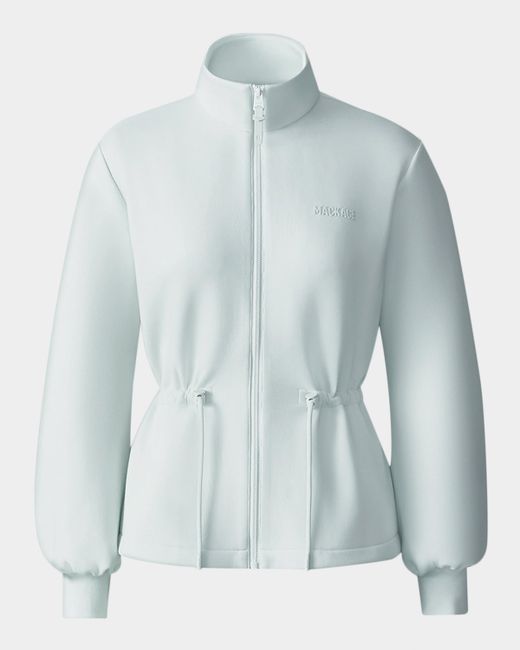 Mackage Women's Beige Lightweight Jacket With Balloon Sleeves