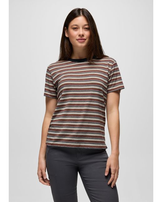 Prana   Womens Cozy Up Short Sleeve Crew