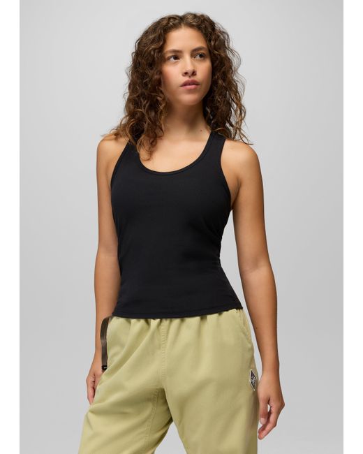 Prana Womens Pure Ascent Racerback Tank  Di Colore Nero