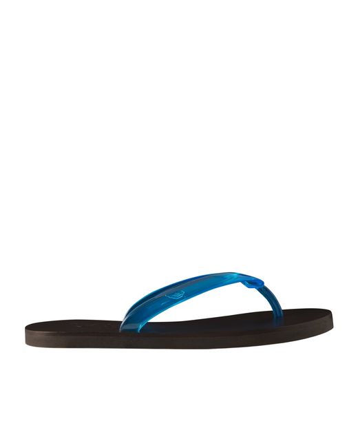 Ancient Greek Sandals  Black Jelly Rubber Flip Flops