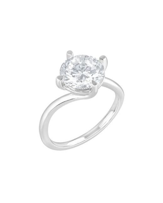 Macy's Women's Golden Badgley Mischka Lab Grown White Diamond Solitaire Ring 3-1/2 Ct. T.W. 14k