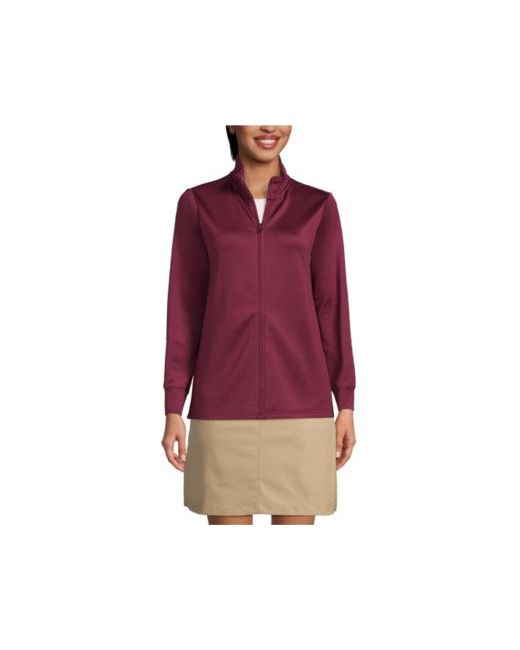 Lands' End Women's Red Active Performance Full Zip Jacket