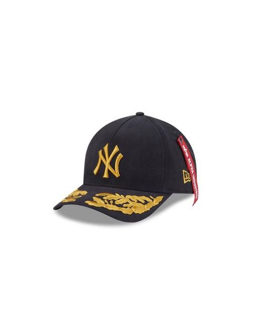 New Era Men's Black New York Yankees A-Frame 9forty Adjustable Hat