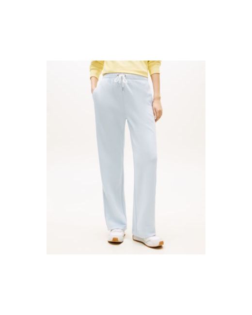 Tommy Hilfiger Women's Blue Wide-Leg Track Pants