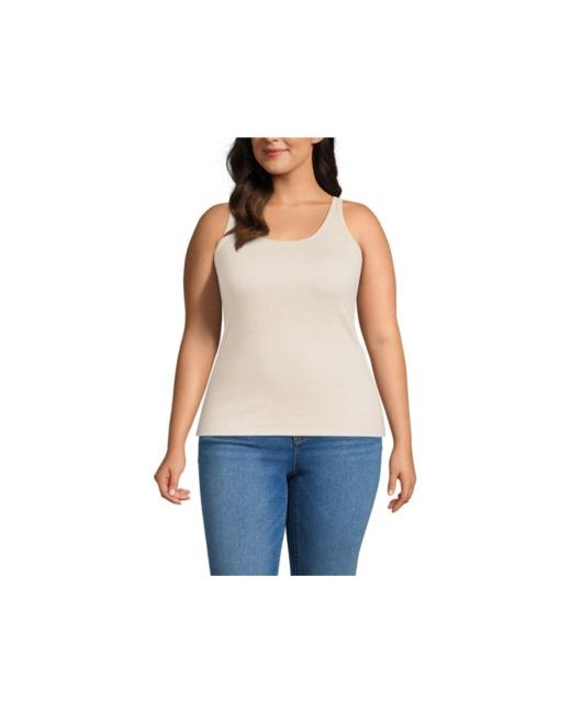 Lands' End   Plus Micro Rib Go-To Layering Tank