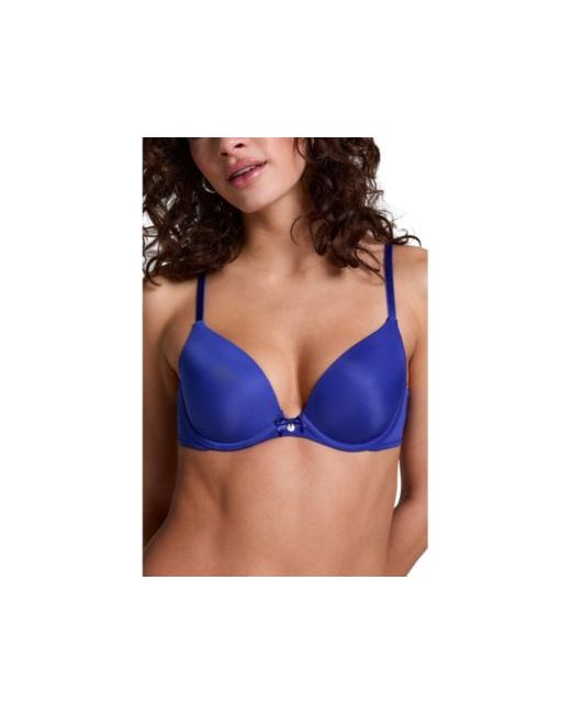 Hunkemoller Plunge Padded Underwired Bra Da Women Di Colore Blu