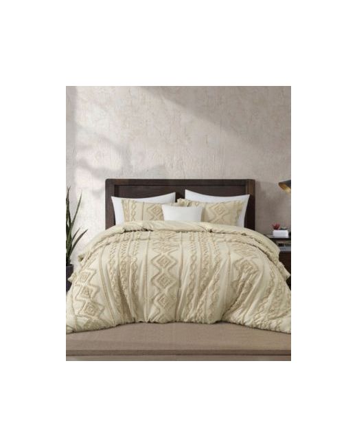 Stratford Park  Beige Aluma Geometric 3-Pc. Comforter Set