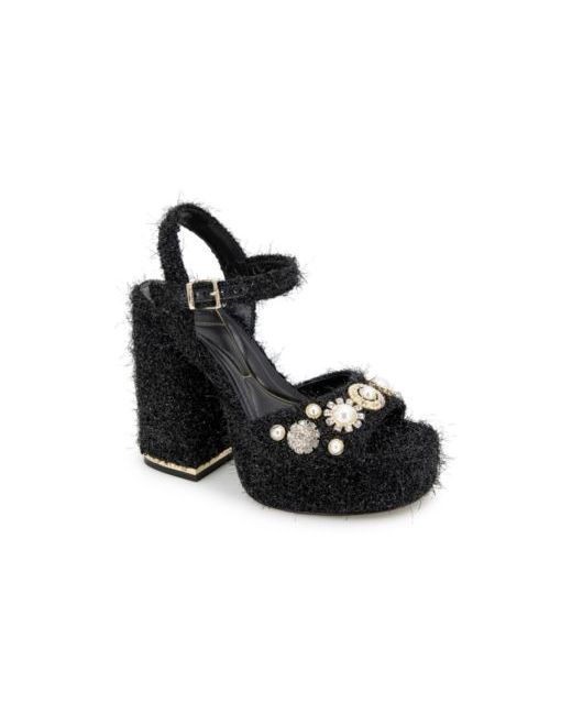 Kenneth Cole New York Dolly Charms Dress Sandals Da Women Di Colore Nero