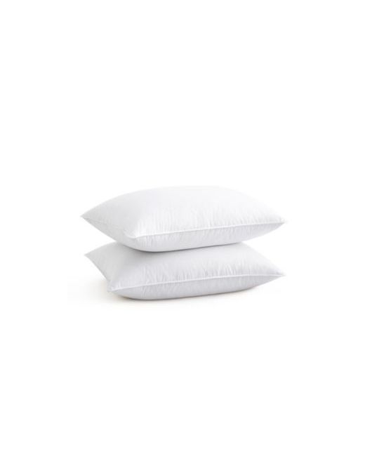 Unikome  White Medium Firm Goose Feather Down 2 Pack Pillows