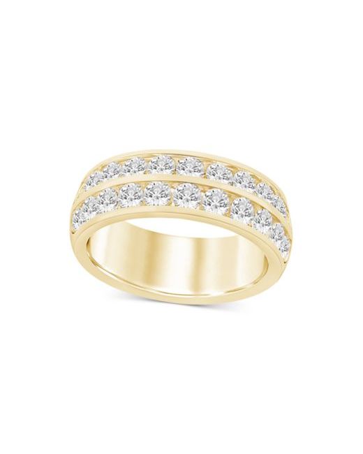 Macy's Women's White Lab Grown Diamond Ring 2 Ct. T.W. 14k Or Yellow Gold
