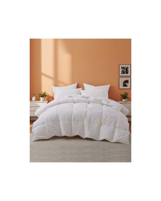 Unikome  White Light Warmth Ultra Soft Goose Down Feather Fiber Comforter