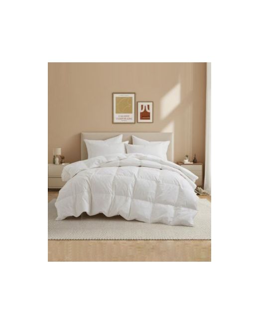 Unikome  White Ergonomic All Season Warm Cozy Down Feather Duvet
