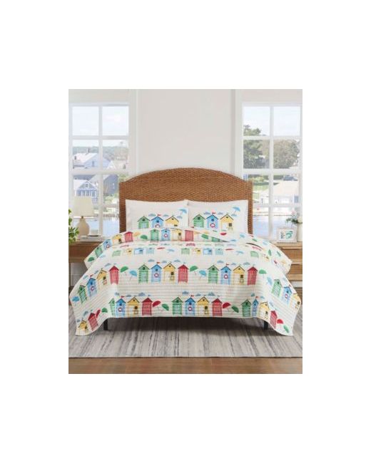 Avanti  Multicolor Cabanas Reversible 3-Pc. Quilt Set