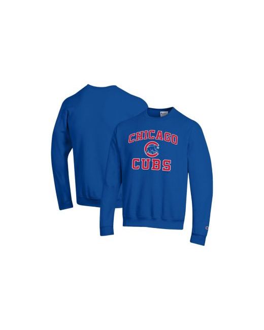 Champion Men's Red St. Louis Cardinals Powerblend Wordmark Sweatshirt