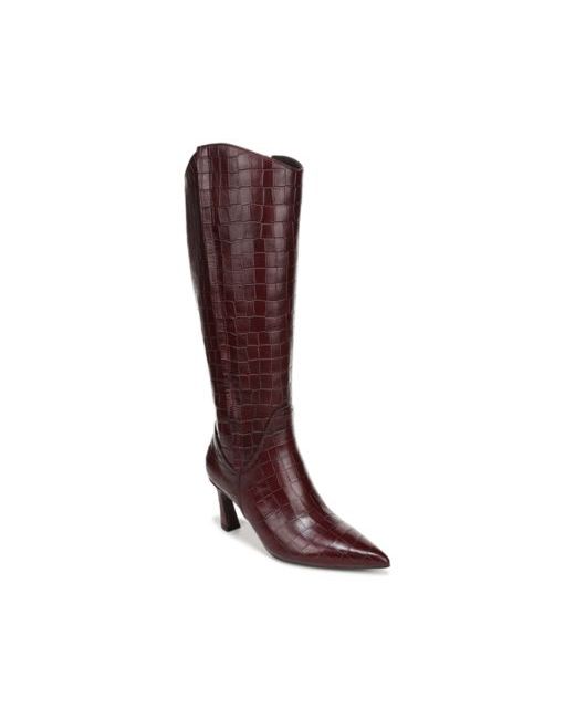 Naturalizer Women's Red Emily Zipper Tall Boots