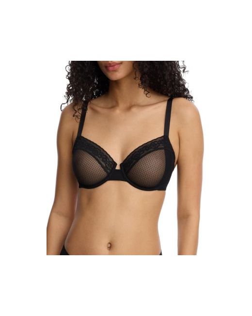 Natori Women's Black Skarlett Blue Lust Lace Balconette Underwire Bra