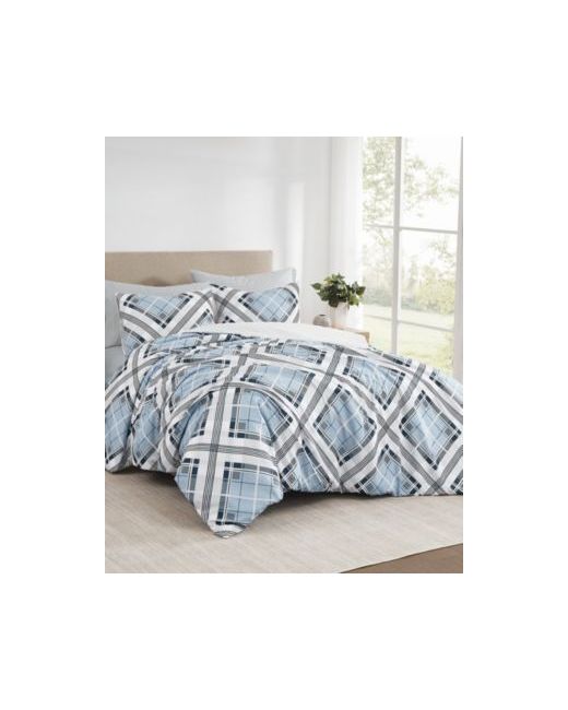 Truly Soft  Blue Lars Plaid 2-Pc. Duvet Set