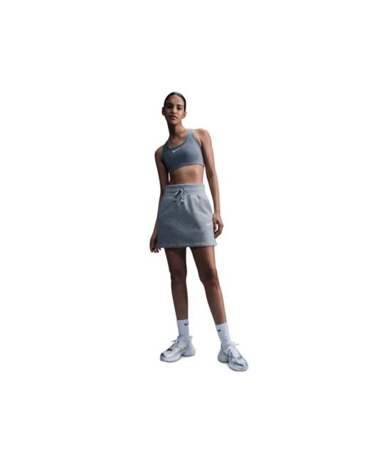 Nike Swoosh Padded Sports Bra White Da Women Di Colore Grigio