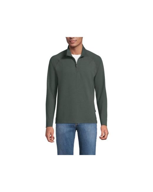 Lands' End   Big Tall Long Sleeve Flex Performance Quarter Zip