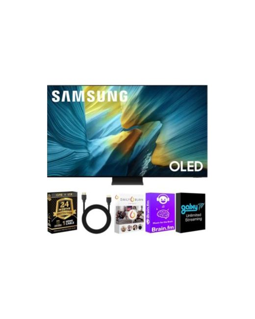 Samsung Oled S95f 55-Inch Qd-Oled 4k Smart Tv With Quantum Dot Hdr Pro Glare-Free Screen 165hz Refresh Rate Dolby Atmos Alexa Built Uax Hdmi  Di Colore Nero