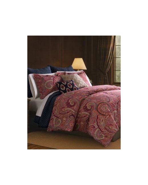 Levtex  Red Home Spruce Reversible 3-Pc. Comforter Set