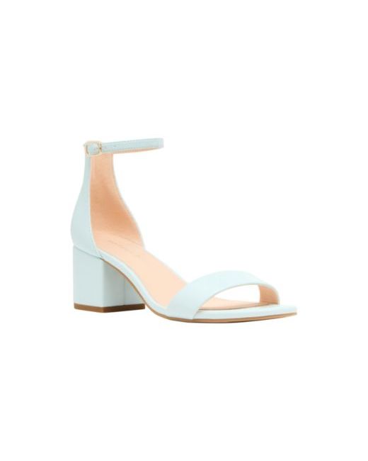 Madden Girl Ileana Block Heel Sandals Da Women Di Colore Blu