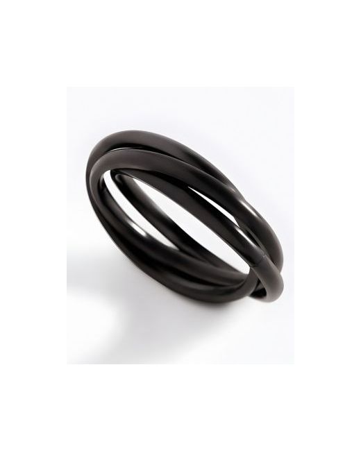Mint & Lily Dainty Interlocking Fidget Ring Da Women Di Colore Nero