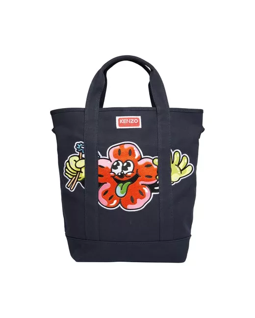 Kenzo Courier Pop-Bouquet Leather Tote Bag - Farfetch