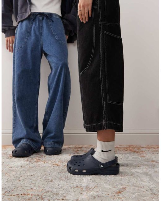 Crocs Women's Dark Blue Classic Clogs