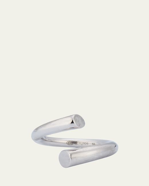 Charlotte Chesnais Biseau Ring in Silver | Stylemi