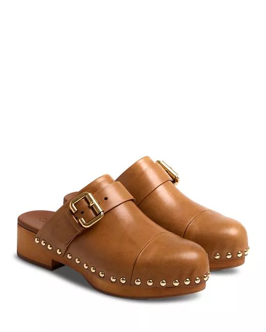 Chloé Women's Brown Jeannette Clogs